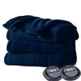 thumbnail image 2 of Sunbeam Channeled Microplush Electric Heated Warming Blanket K016, 2 of 4