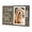 Dark, variant on Loving Message Photo Frame Pet Memorial Picture Frame with Small Glass Bottle for Dog Cats Lover Sympathy Decors