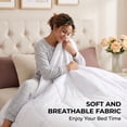 thumbnail image 5 of Comforter King Size, Down Alternative Cooling Comforter, Lightweight Duvet Insert, Bedding Blanket for All Seasons, with Corner Tabs, 104" x 90", 5 of 9