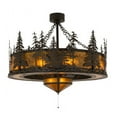 thumbnail image 3 of Meyda Tiffany 144311 Tall Pines 30" 5 Blade Indoor Ceiling Fan - Bronze, 3 of 4