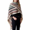 thumbnail image 5 of Shawl Wraps For Women Dressy, Womens Sotf Knit Tassel Contrast Color Warm Cardigan Scarf Wraps For Evening Weddings Party Spring Saving Clearance, 5 of 8