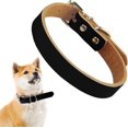 thumbnail image 3 of 1 Uds. Collar de perro de cuero enrollado-collares cómodos para perros medianos-collares para mascotas para perros medianos y grandes Sincero Electrónica, 3 of 5