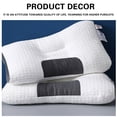 thumbnail image 5 of Bed Pillows Comfortable Memory Foam Non-collapsing Pillow Core Soft Breathable Cotton Pillows,Multifunction Ergonomic Neck Support Pillow(Medium-Height Pillows), 5 of 20