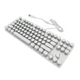 thumbnail image 1 of 87 Key RGB Backlit Round Hat USB Blue Switch Mechanical Gaming Keyboard with a Areathing Mode and Water Resist Design, for Business, and Home Use Alike, 1 of 7