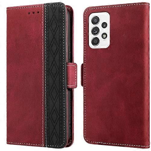 For Samsung Galaxy A53 5G Stitching Side-Magnetic RFID Leather Phone Case