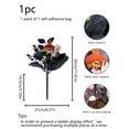 thumbnail image 2 of Gupgi Halloween Artificial Flower Picks Pumpkin Witch Decor for Vases Floral Arrangement DIY Centerpieces Decor, 2 of 8
