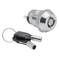 thumbnail image 2 of Interruptor de llave electrónico resistente a impactos, interruptor de seguridad extraíble de metal con 2 llaves, cerradura de llave eléctrica Doble cara, 2 of 8