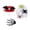 Red, variant on Porch Gooses Halloween Clothing DIY Spiderweb Hat Creativitiness Outfit for Lawns And Garden Decor