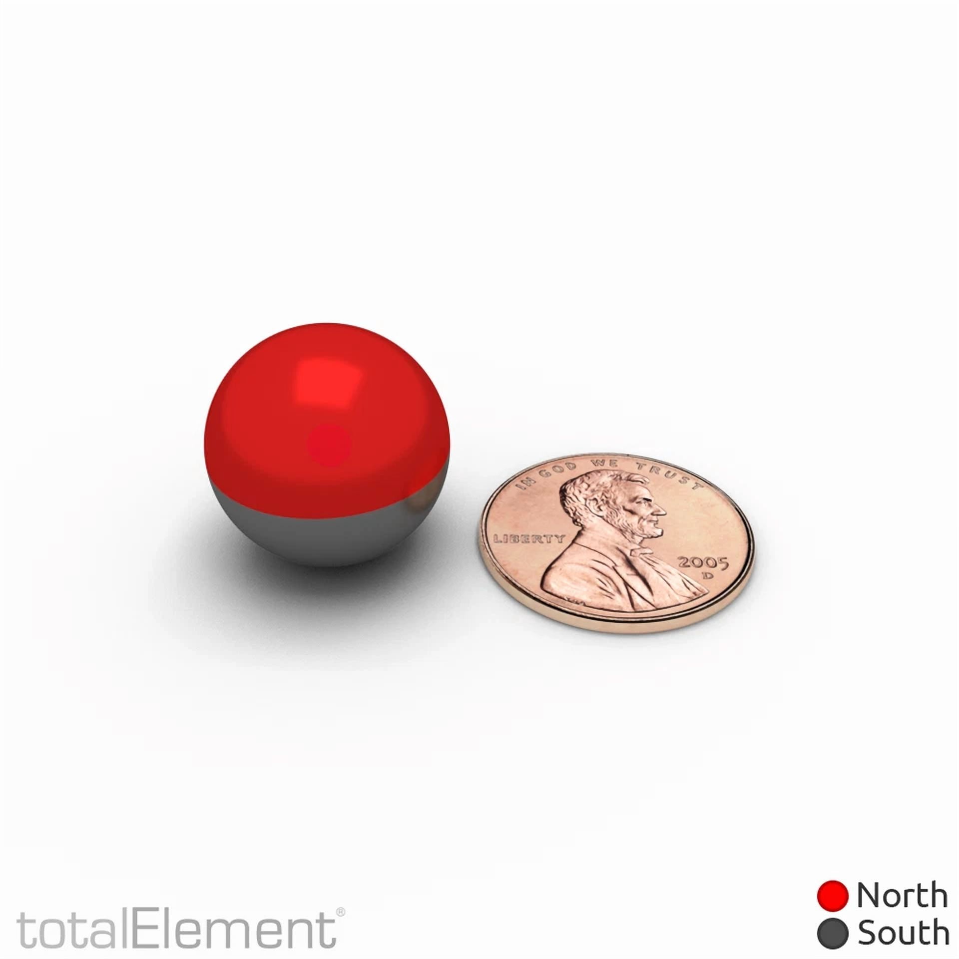 CIRCLE- 5/8 Inch Neodymium Rare Earth Sphere Magnets N48 (2 Magnets)