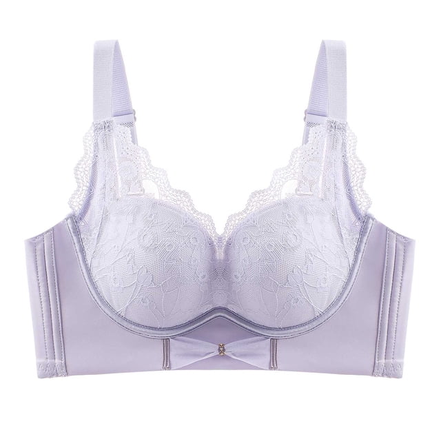 Abcnature Full Coverage Bras for Women Comfortable Hollow Out Perspective Bras Underwear no Rims