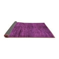 thumbnail image 2 of Ahgly Company Indoor Square Oriental Purple Modern Area Rugs, 4' Square, 2 of 4
