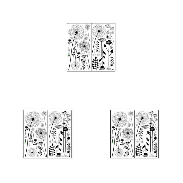 Cateissary 2X Wall Sticker Home Supplies Sweet Room Self-adhesive Wallpaper Decal Multipurpose Walls Art Prop Gift DIY Poster Type1