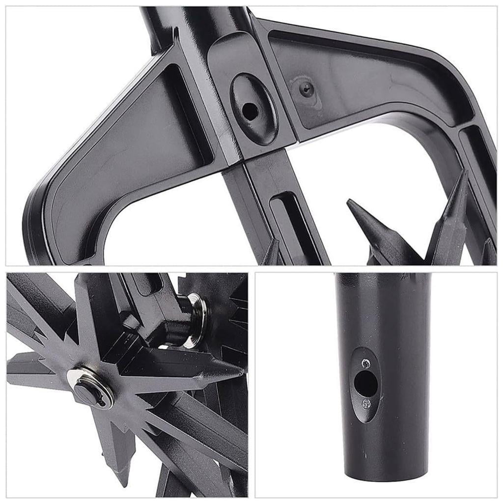Garden Soil Scarifier Rotary Cultivator Soil Plowing Tool Designed for Effective Soil Aeration and Lawns Care