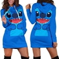 thumbnail image 5 of Nuevo vestido con capucha de Disney Stitch, vestido de moda de Disney, sudadera, vestido con capucha con estampado 3D por todas partes para mujer, 5 of 5