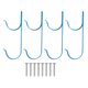 thumbnail image 2 of 4 Juegos de Colgadores para Postes de Piscina con 8 Tornillos Accesorios de Piscina de aleación de Aluminio Juego de Ganchos para Postes Telescópicos Skimmers Rastrillos de ANGGREK  Otros, 2 of 8