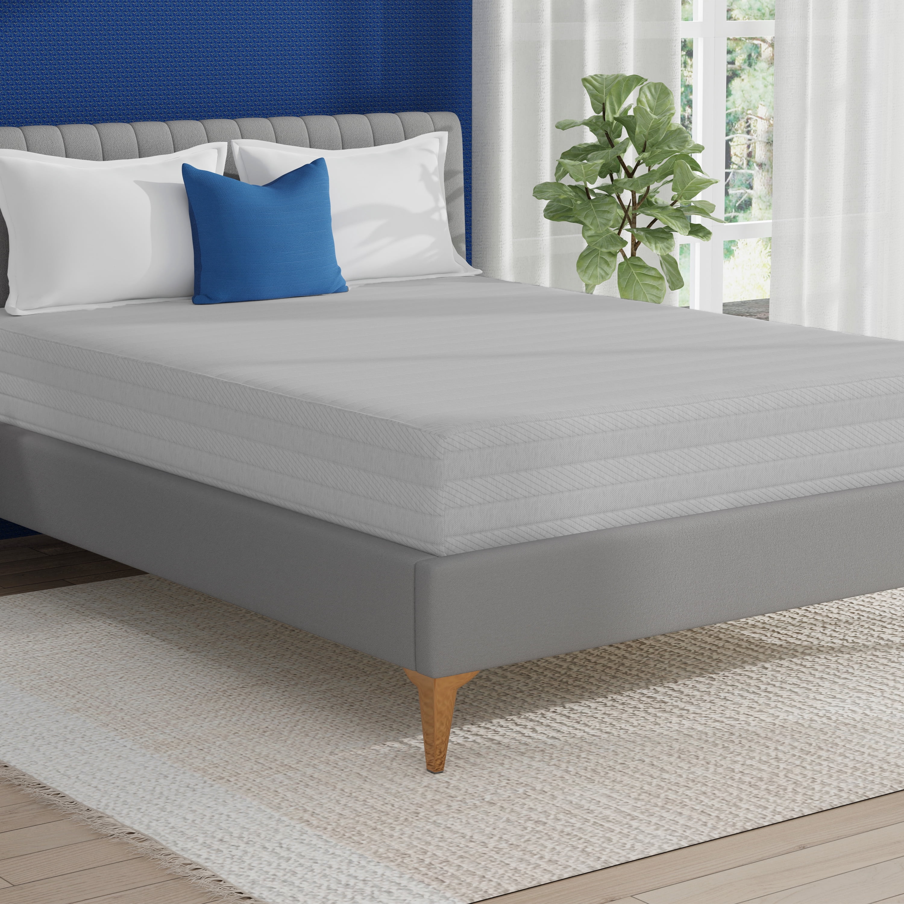 Vibe 6-inch Essential Foam Mattress Twin-XL with Breathable Knit Cover