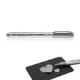thumbnail image 3 of Metallic Marker Pens, Gold/Silver Reflective Glossy Metallic Chrome Markers, Paint Markers for Black Paper, Rock Painting, Scrapbooking Crafts, Card Making, Ceramic, 3 of 7