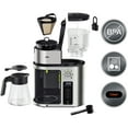 thumbnail image 4 of Braun MultiServe Drip Coffee Maker in Stainless Steel with 10-Cup Glass Carafe, 4 of 6