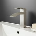 thumbnail image 6 of VIGO Satro Single Handle Single-Hole Bathroom Faucet in Brushed Nickel, 6 of 10