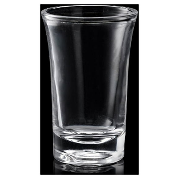 Necvior 6pcs Shot Glasses with Heavy Base Clear Whiskey Shot Cup Shatterproof Drink Mugs