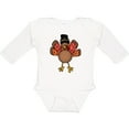 thumbnail image 3 of Inktastic Thanksgiving Turkey Boys or Girls Long Sleeve Baby Bodysuit, 3 of 5