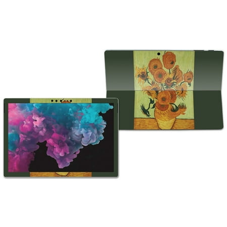 Van Styles Visual Skin for Microsoft Surface Pro 6 Tablet - Van Gogh Sunflowers | Protective, Durable, and Unique Vinyl Decal wrap cover | Easy To Apply, Remove, and Change Styles ()