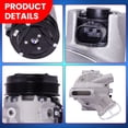 thumbnail image 4 of MOCA AUTOPARTS New AC Compressor CVC Style Fit for 2018-2024 Chevrolet Equinox 1.5L & 2018-2024 GMC Terrain 1.5L & 2016-2020 Buick Envision 2.0L, 4 of 9