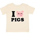 thumbnail image 3 of Inktastic I Love Pigs Boys or Girls Baby T-Shirt, 3 of 5