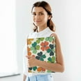 thumbnail image 6 of FORMRS 3 Ring Binder 1.5 inch with Pockets Set of 2 Clip Board 200 Sheets Capacity, White Clover Pattern, 6 of 8