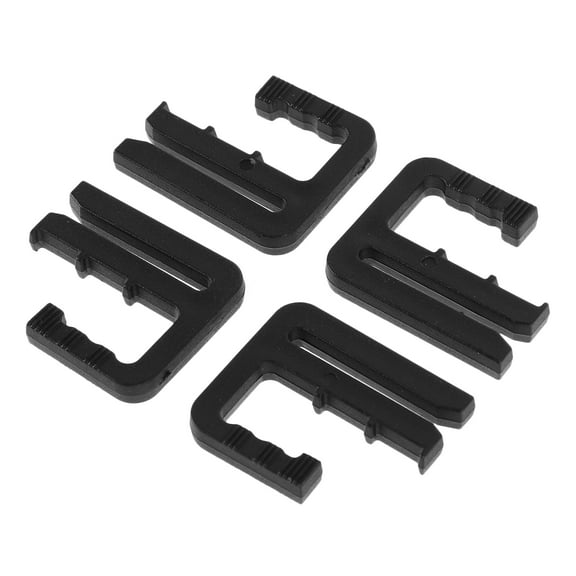PBPBOX 4Pcs Black Pants Waist Tightener Clips Adjustable Clips for Jeans Skirts and Dress Waistbands