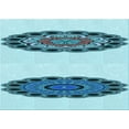 thumbnail image 1 of Ahgly Company Machine Washable Indoor Rectangle Transitional Glacial Blue Ice Blue Area Rugs, 8' x 12', 1 of 7