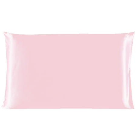 100 Mulberry Silk Fabric Pillow Case Pillowcase Pink Travel Size