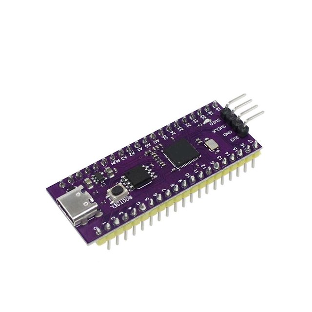 Placa de desarrollo Ultimate RP2040 con procesador ARM-MO+ de doble núcleo para placa base Pico B Púrpura