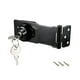 thumbnail image 1 of Cerraduras de Hasps con Llave de 4 pulgadas Unique Bargains Aleación de Zinc con Perilla de Giro y Tornillos para Puerta Igualados por Llave Negro, 1 of 6