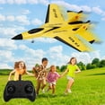 thumbnail image 1 of Avión RC con luces, juguetes de 2,4 GHz, modelo de caza RC, juguetes de espuma, planeador RC, avión de combate RC, avión de regalo para niños, avión de control remoto, 1 of 9