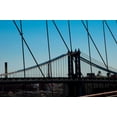 thumbnail image 2 of Erin Berzel 4x24 White Modern Wood Framed Wall Art Titled - Manhattan Bridge IV, 2 of 5