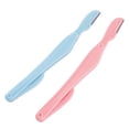 thumbnail image 1 of Beauty Tool Folding Eyebrow Trimmer Razor Pink Blue, 1 of 1