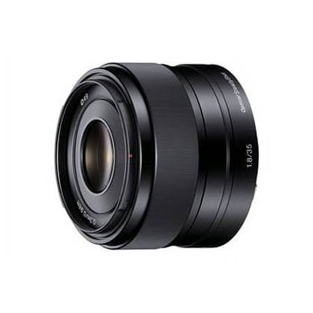 Sony - 35mm f/1.8 Prime Lens for Most NEX E-Mount Cameras - Black