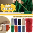 thumbnail image 2 of Macrame Cord 4mm 109yards (100 Meters) Colorful Macrame Supplies Macrame Yarn, Colored Cotton Rope, Colored Cord for DIY, 2 of 8
