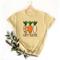 thumbnail image 4 of Easter T Shirt for Women Crew Neck Short Sleeve Happy Easter Bunny Spring Hunt Eggs Rabbit Coquette Bow Carrot Cute Pullover T-Shirt, 4 of 4