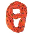 thumbnail image 2 of Peach Couture Stunning Colorful Lightweight Vintage Owl Print Infinity Loop Scarf, 2 of 7
