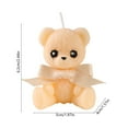 thumbnail image 3 of Loespoir Valentines's Day Bear Scented Candle, Gift Ornament Decorative Candle, Teddy Bear Shaped Scented Wax, For Romantic Ambiance, Gift for Him or Her, Aromatherapy(Beige), 3 of 6