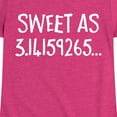 thumbnail image 3 of Instant Message - Sweet As 3 - Toddler & Youth Girls Short Sleeve Graphic T-Shirt, 3 of 6