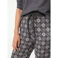 thumbnail image 4 of Joyspun Women's Waffle Hacci Knit Sleep Joggers, Sizes S to 3X, 4 of 6
