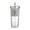 Grey, variant on XIANXIAN Acrylic Double-Wall Insulated Travel Tumbler with Lid - Clear Reusable Cup for Hot/Cold Drinks, High-Temperature Resistant Plastic for Office, Camping or Outdoor Use