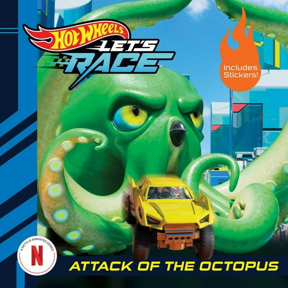Eric Geron: Hot Wheels Let's Race: Attack of the Giant Octopus (Paperback)