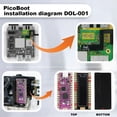 thumbnail image 3 of FPC  Ribbon Cable, USB C Interface 264K  Micro Storage Card Reader Retro Console Development Board  for DOL 001 Transparent, 3 of 7