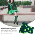 thumbnail image 5 of DEEPCRAFF Comfortable Shamrock Socks Assorted Color Stretchable Festive Warm Unisex, 5 of 8