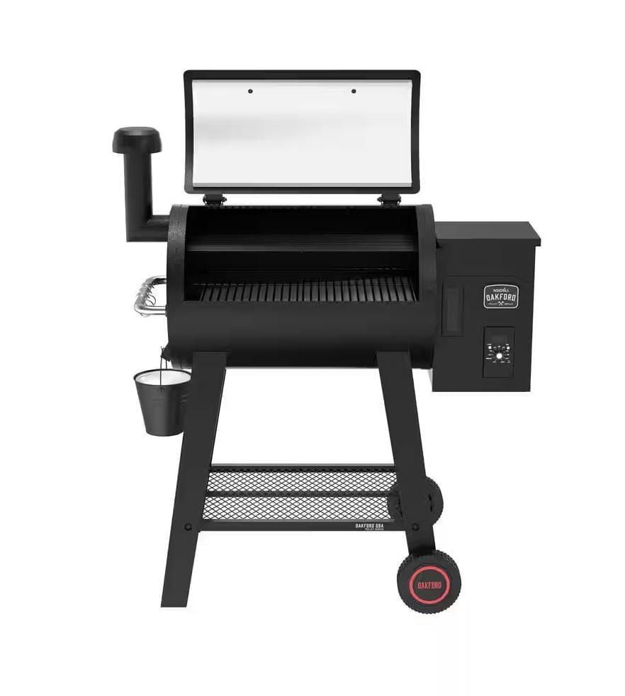 Fumoir à granulés Oakford 71 cm noir