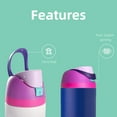 thumbnail image 4 of Replacement Lid for Owala Freesip, One Button Top Replacement, Leakproof BPA-Free School Kids Water Bottle Cap Replacement Compatible with Black Owala 24oz 32oz 40oz 16oz, 4 of 6